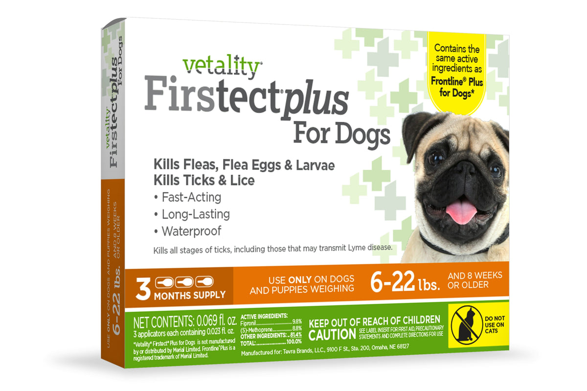 Vetality Firstect Plus For Small Dogs 6-22 lbs