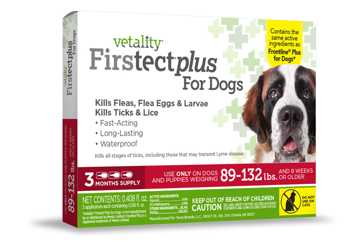 Vetality Firstect Plus For Extra Large Dogs 89-132 lbs