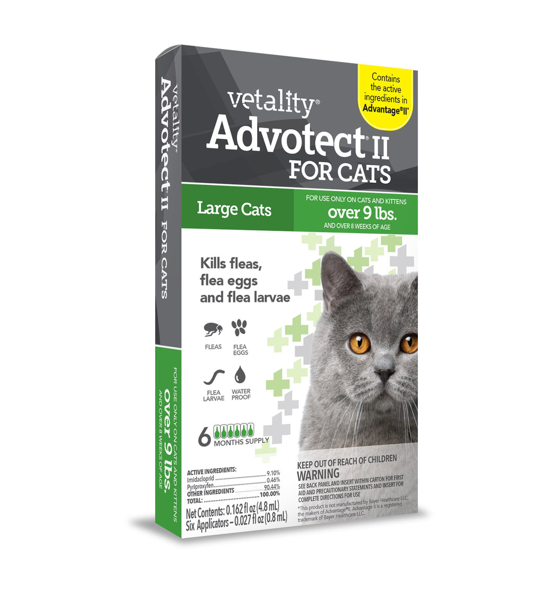 Vetality Advotect II for Cats > 9 lbs