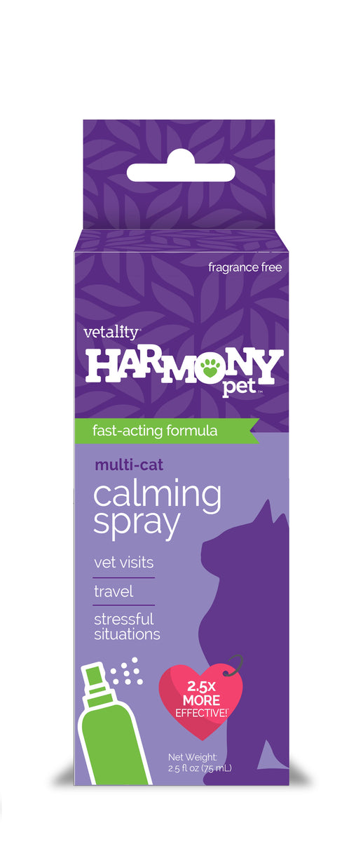 Vetality Harmony Pet Calming Spray for Cats 1.62 fl oz