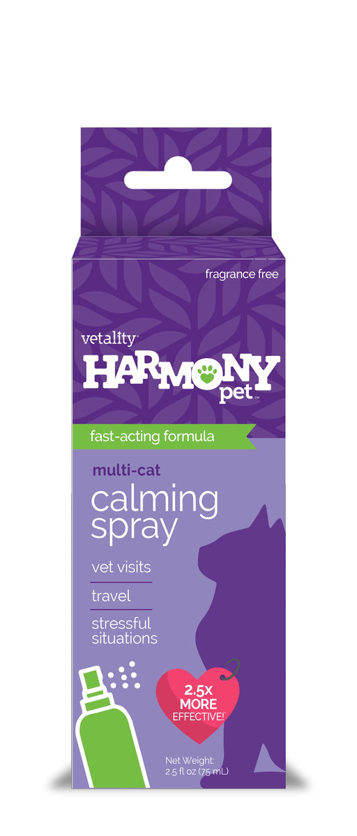 Vetality Harmony Pet Calming Spray for Cats 1.62 fl oz