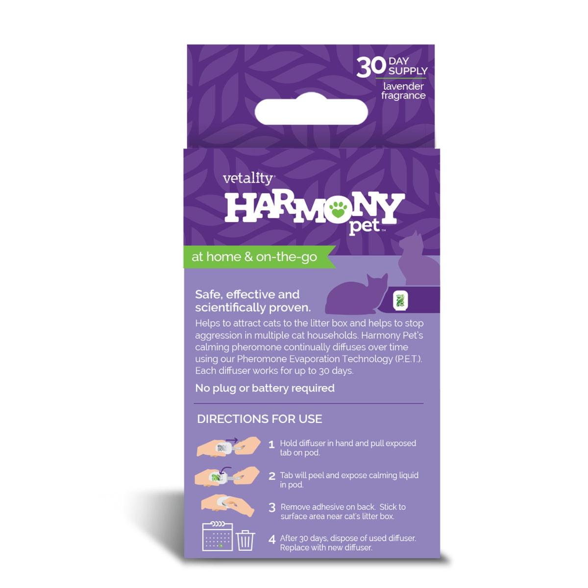 Vetality Harmony Pet Calming Litter Box Diffuser