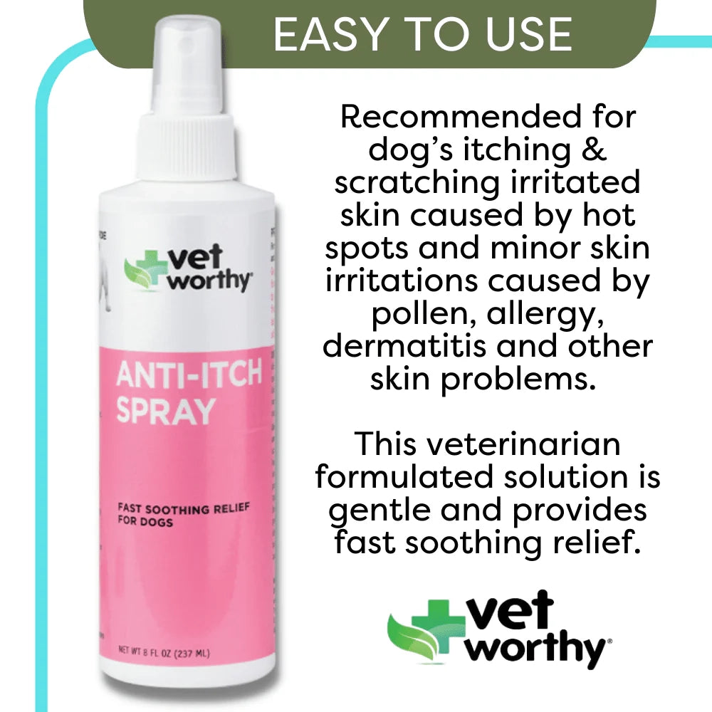 Vet Worthy Anti-Itch Spray 8oz