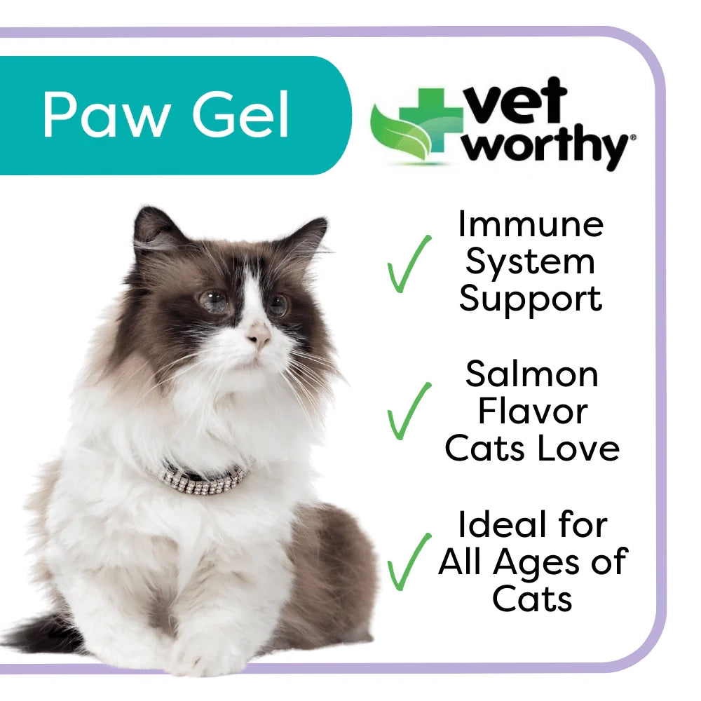 Vet Worthy - 3 oz Lysine Paw Gel Feline