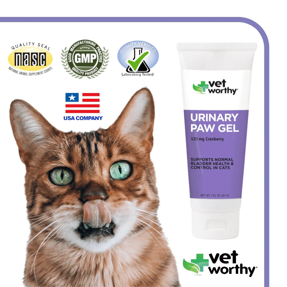Vet Worthy - 3 oz Urinary Paw Gel Feline