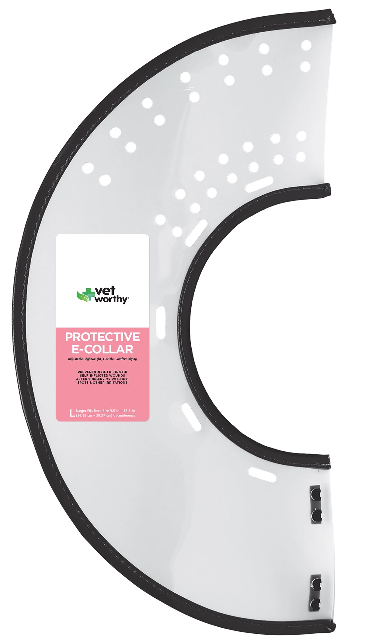 Vet Worthy Pet Cone E-Collar Large