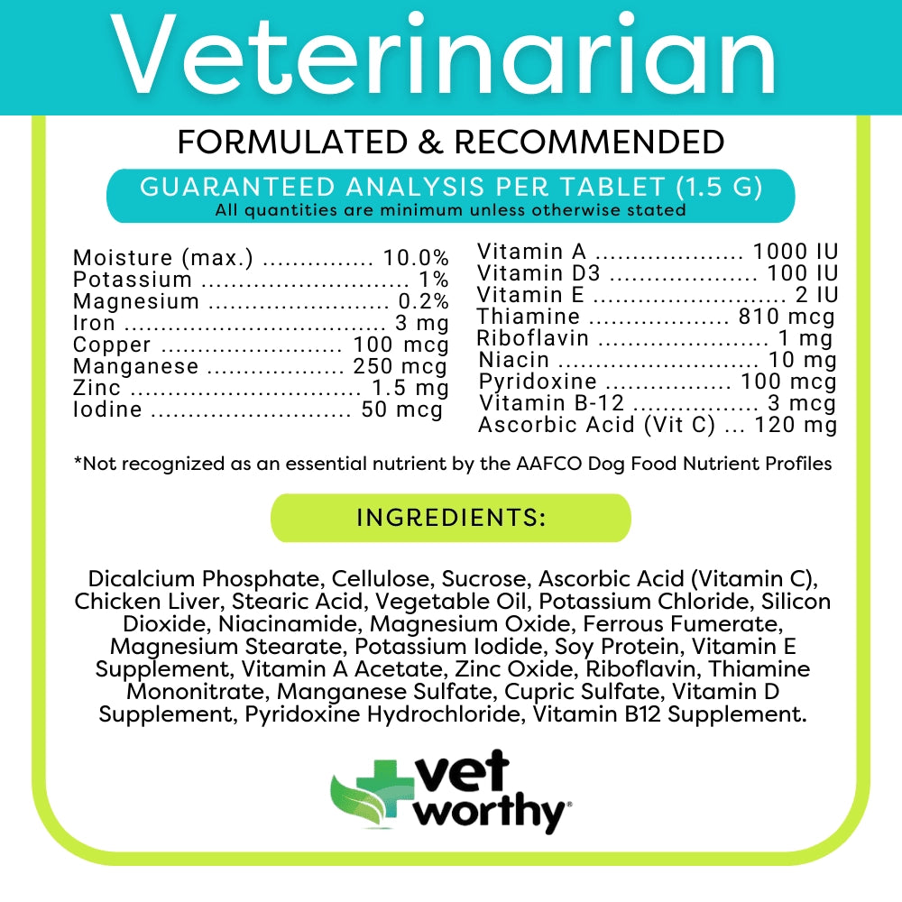 Vet Worthy Multi-Vitamins for Adult Soft Chews 60ct