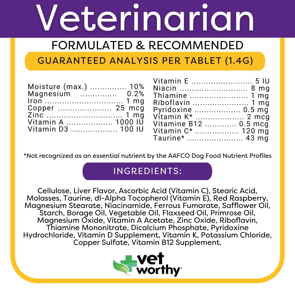 Vet Worthy Multi-Vitamins for Puppy Soft Chews 60ct