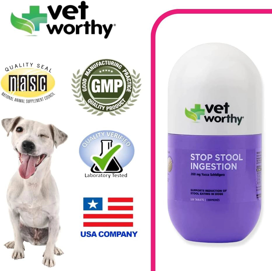 Vet Worthy Stop Stool Ingestion Soft Chews 60ct