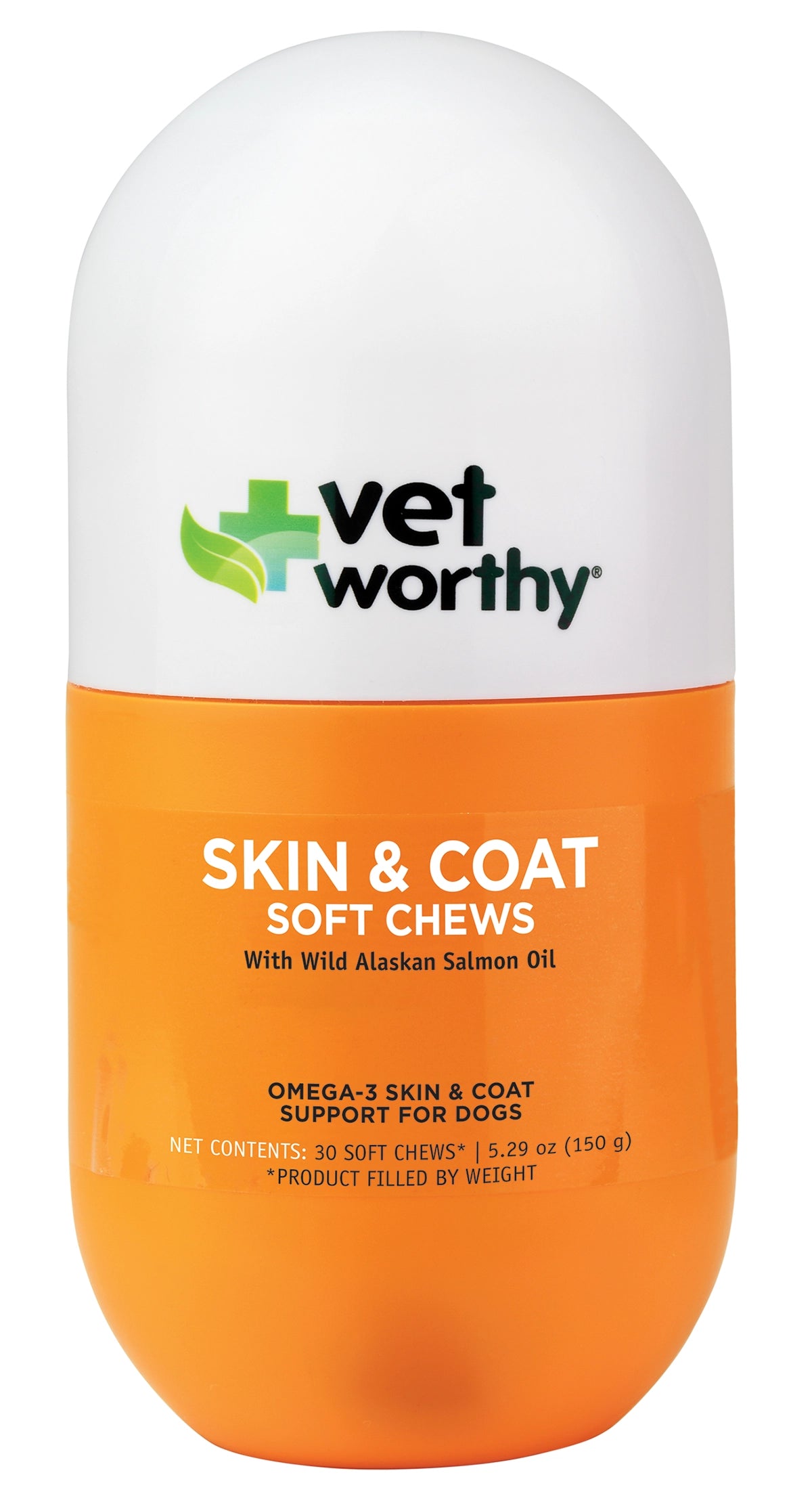 Vet Worthy Skin & Coat Soft Chew 30ct