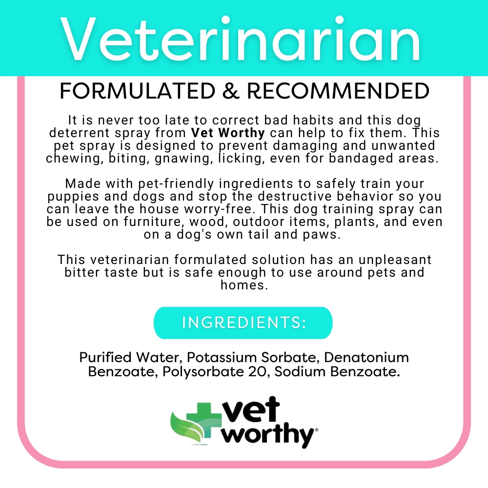 Vet Worthy Bitter Spray 32oz