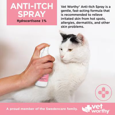Vet Worthy Anti-Itch Spray Feline 4oz