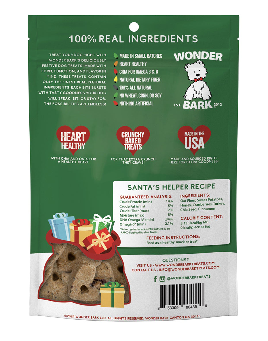 Wonder Bark Christmas Santa's Helper 7oz.