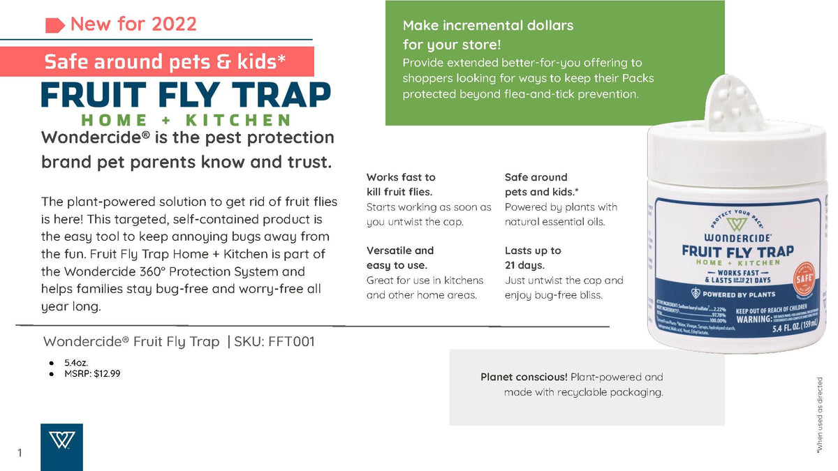 Wondercide - Fruit Fly Trap Home + Kitchen