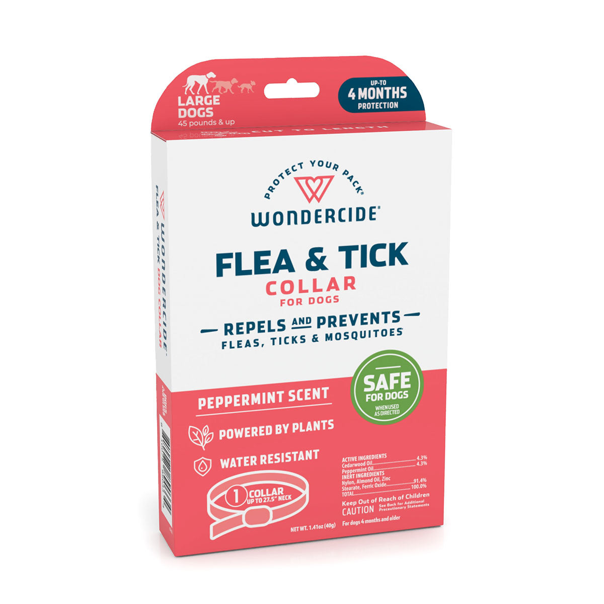 Wondercide Flea & Tick Collar for Dogs Peppermint Large (up to 27.5")