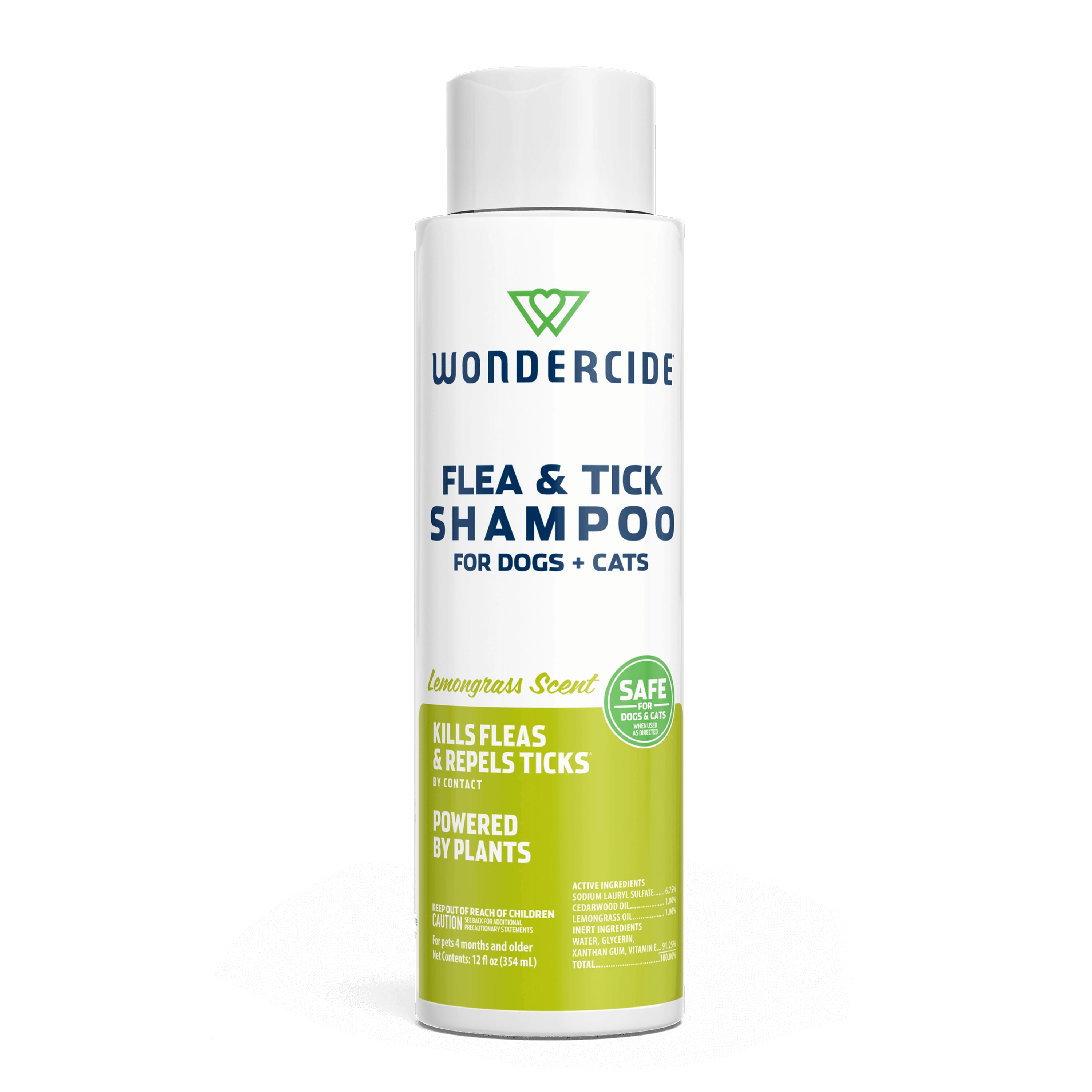 Wondercide Flea & Tick Liquid Shampoo 12 oz Lemongrass