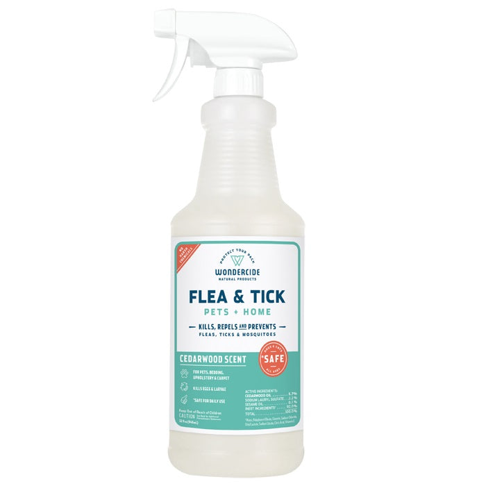 Wondercide - Flea, Tick & Mosquito Spray for Pets + Home - 32 oz Cedar