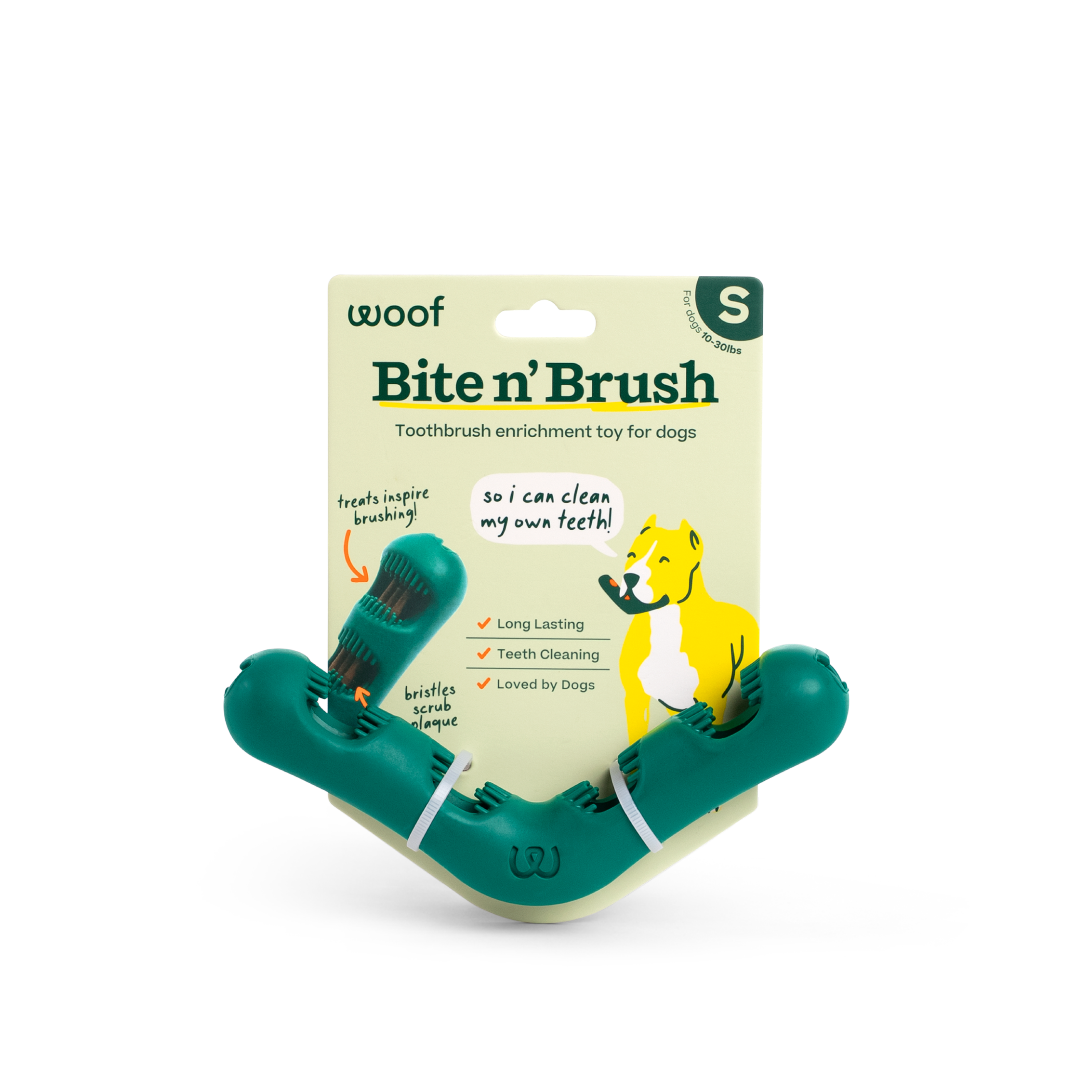 WOOF Bite n' Brush Small