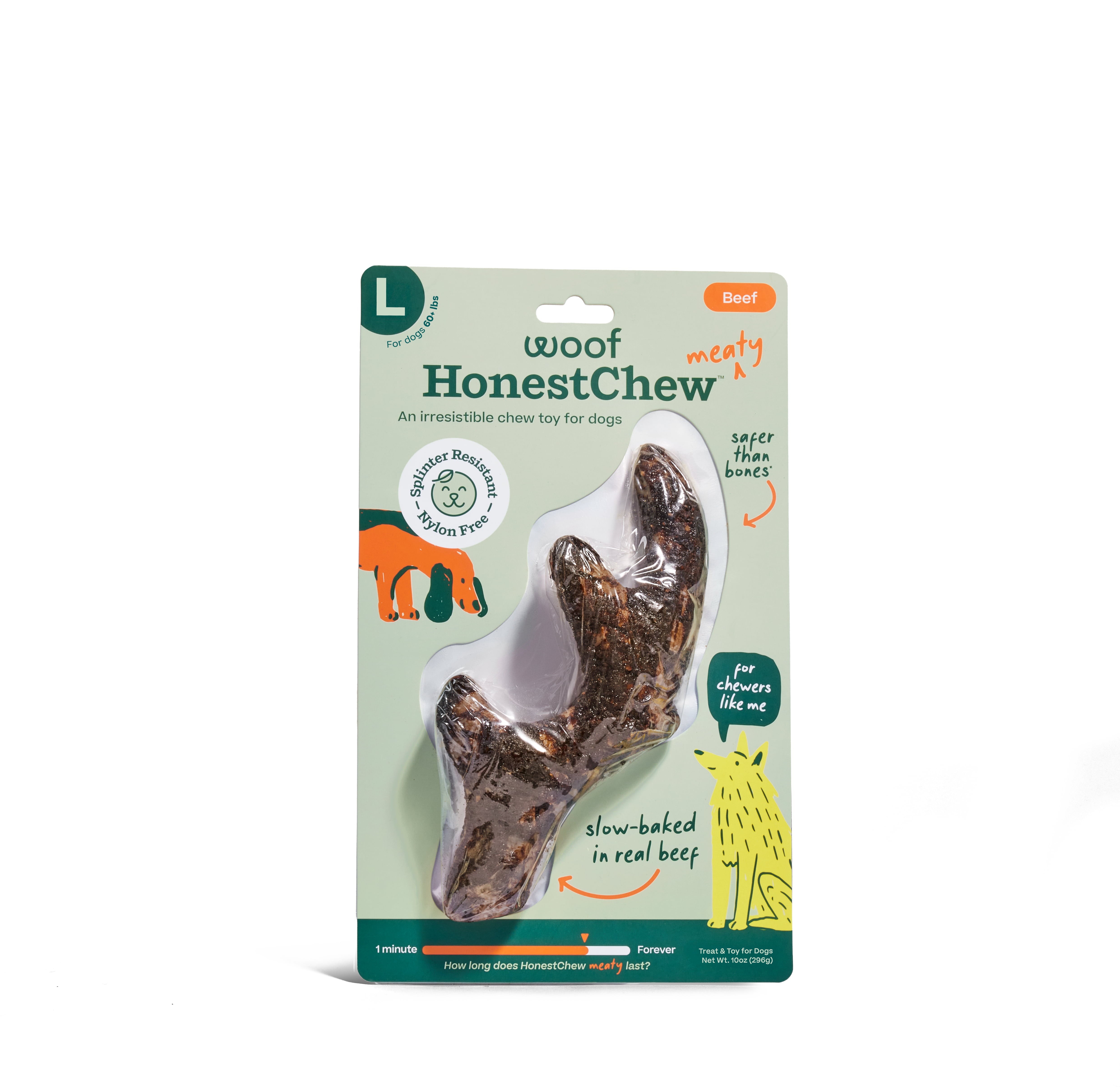 WOOF HonestChew Meaty Antler - Large