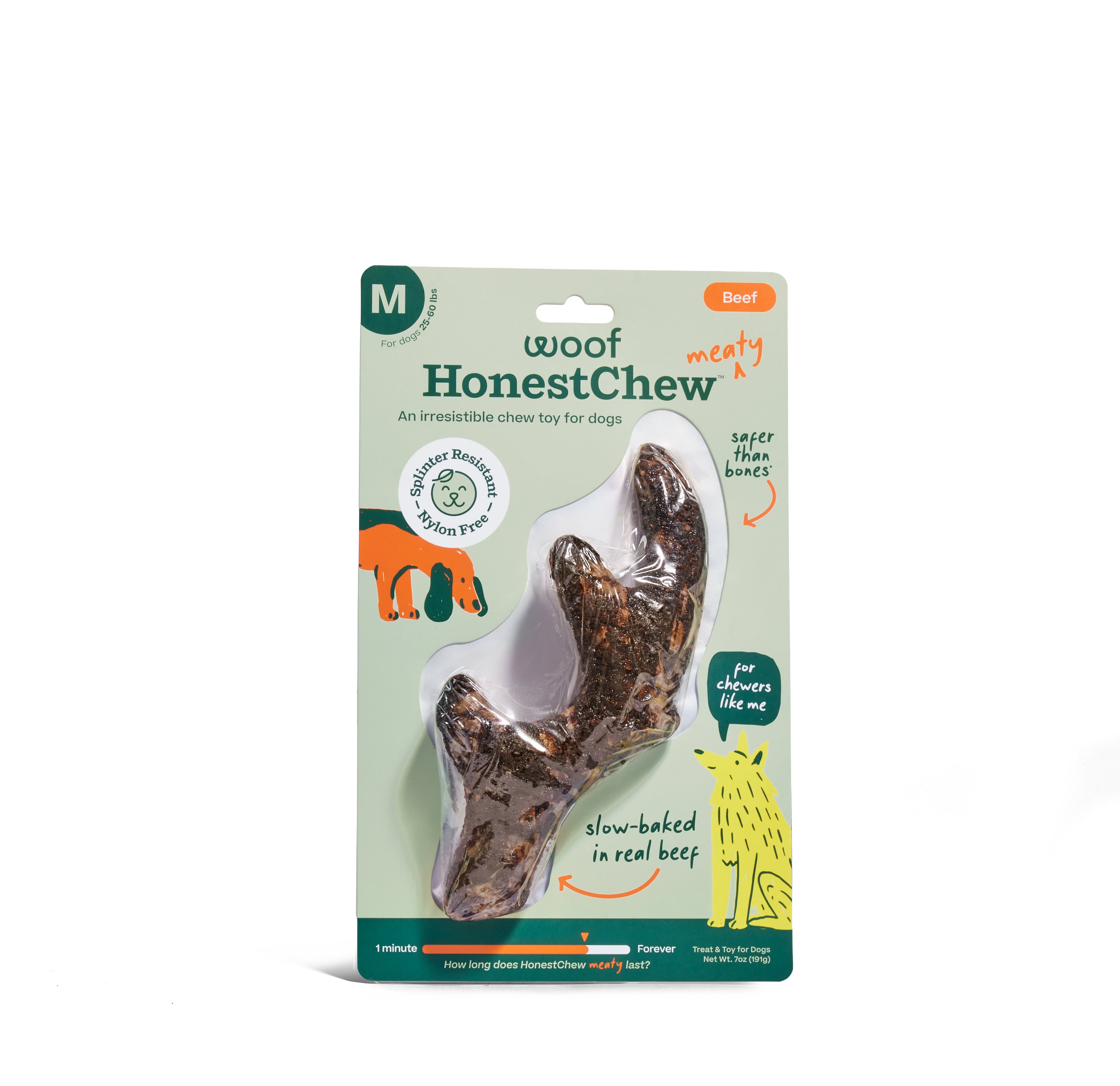 WOOF HonestChew Meaty Antler - Medium