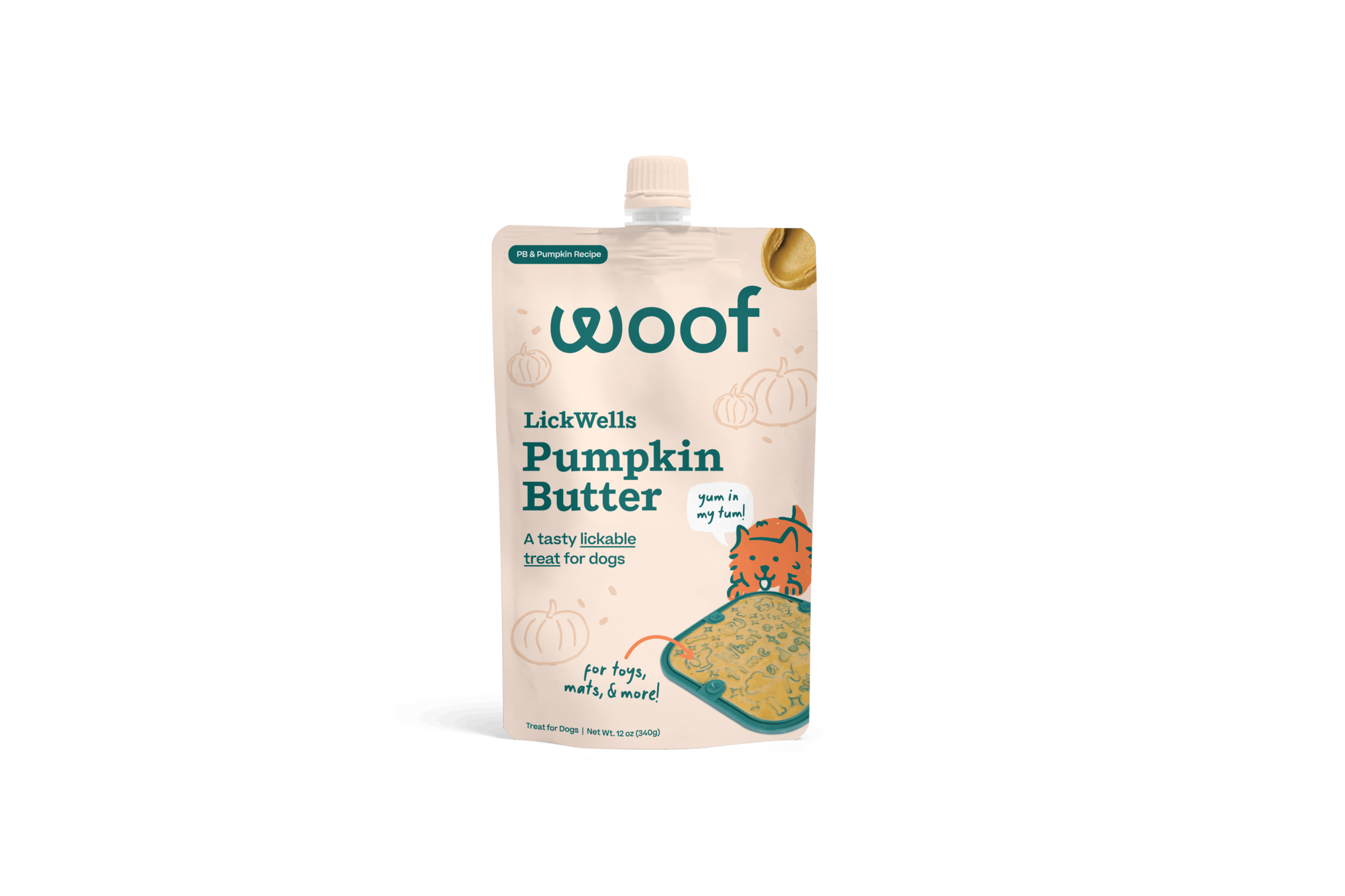 WOOF LickWells- Pumpkin Butter