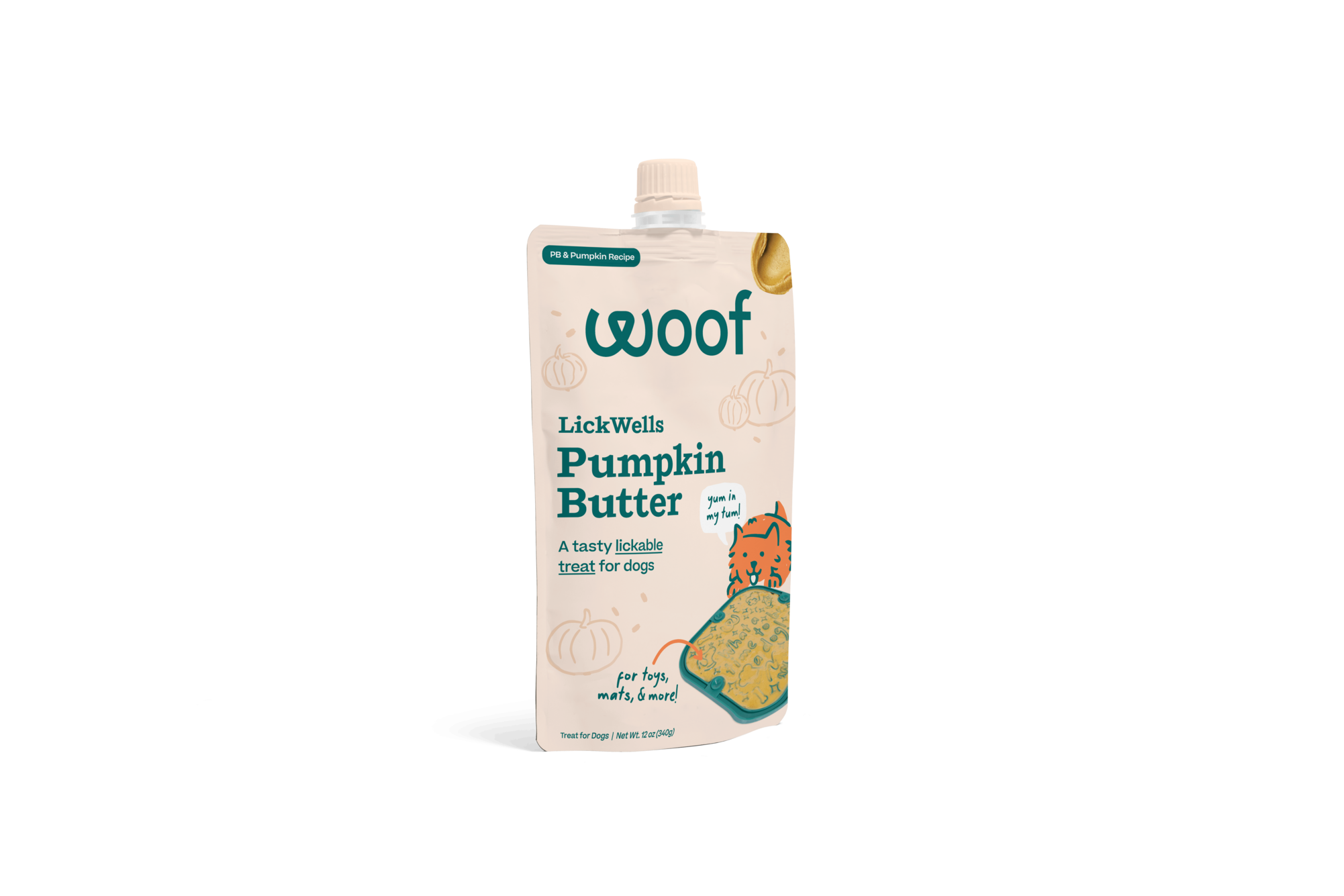 WOOF LickWells- Pumpkin Butter