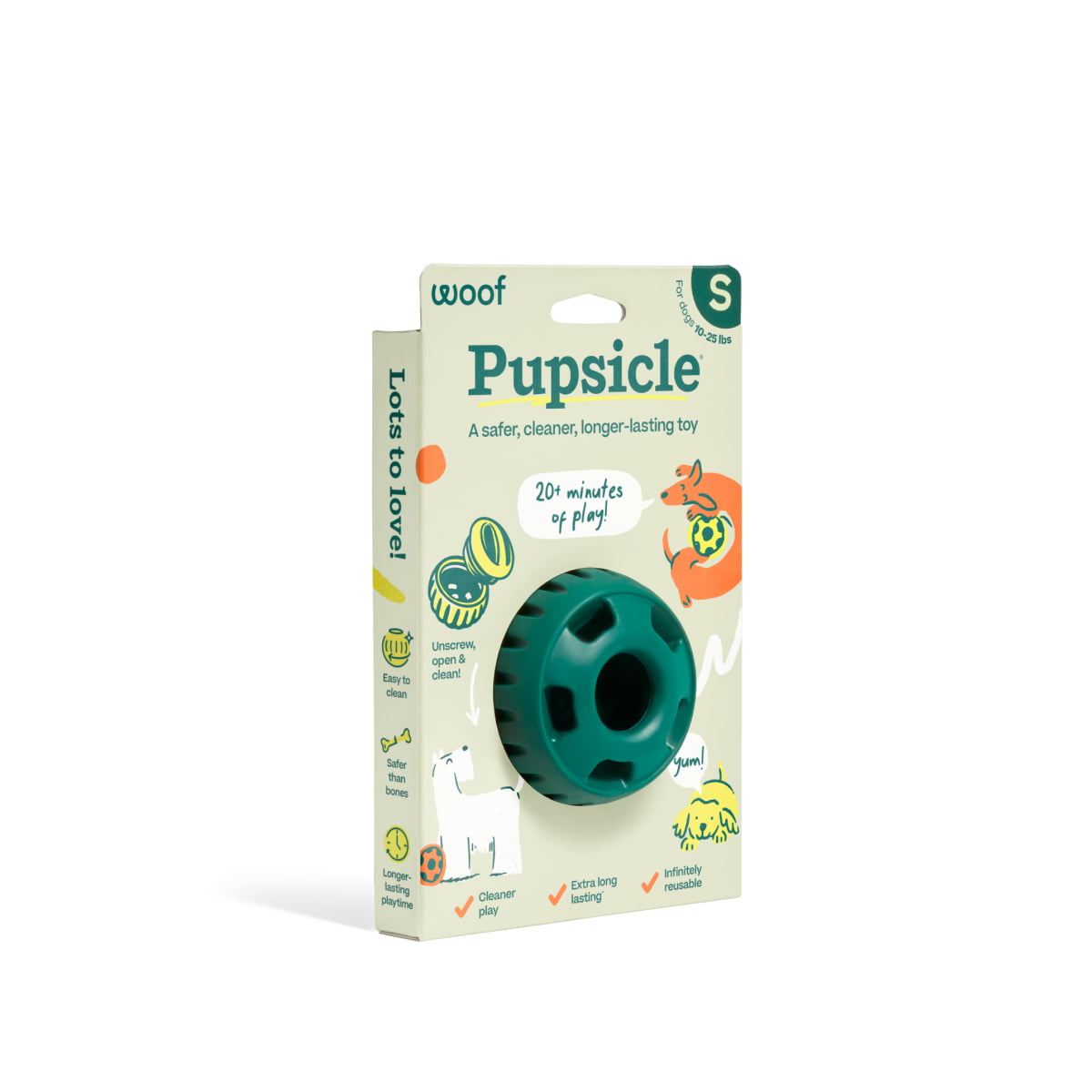 WOOF Pupsicle Green Small
