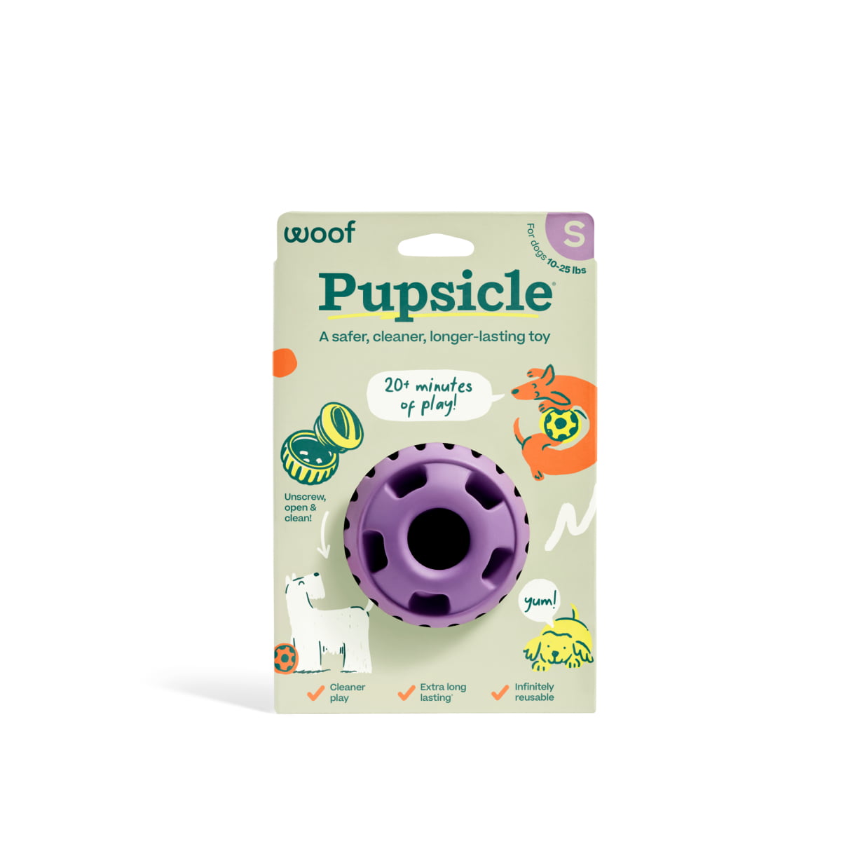 WOOF Pupsicle Lavender Small
