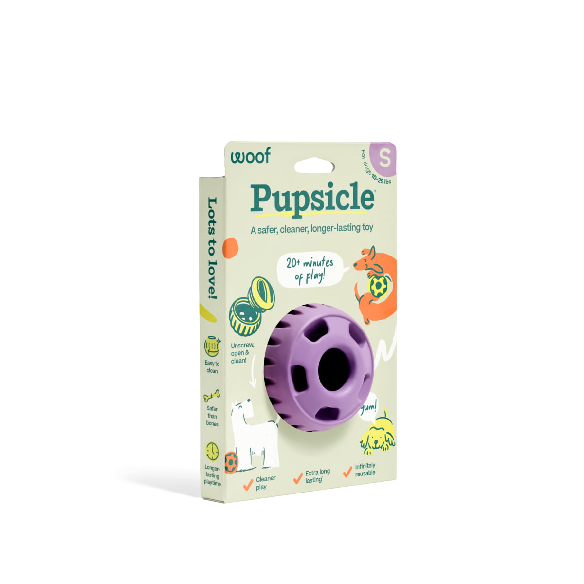 WOOF Pupsicle Lavender Small