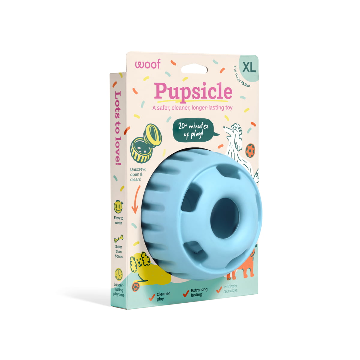 WOOF Pupsicle 'Birthday' Blue XL