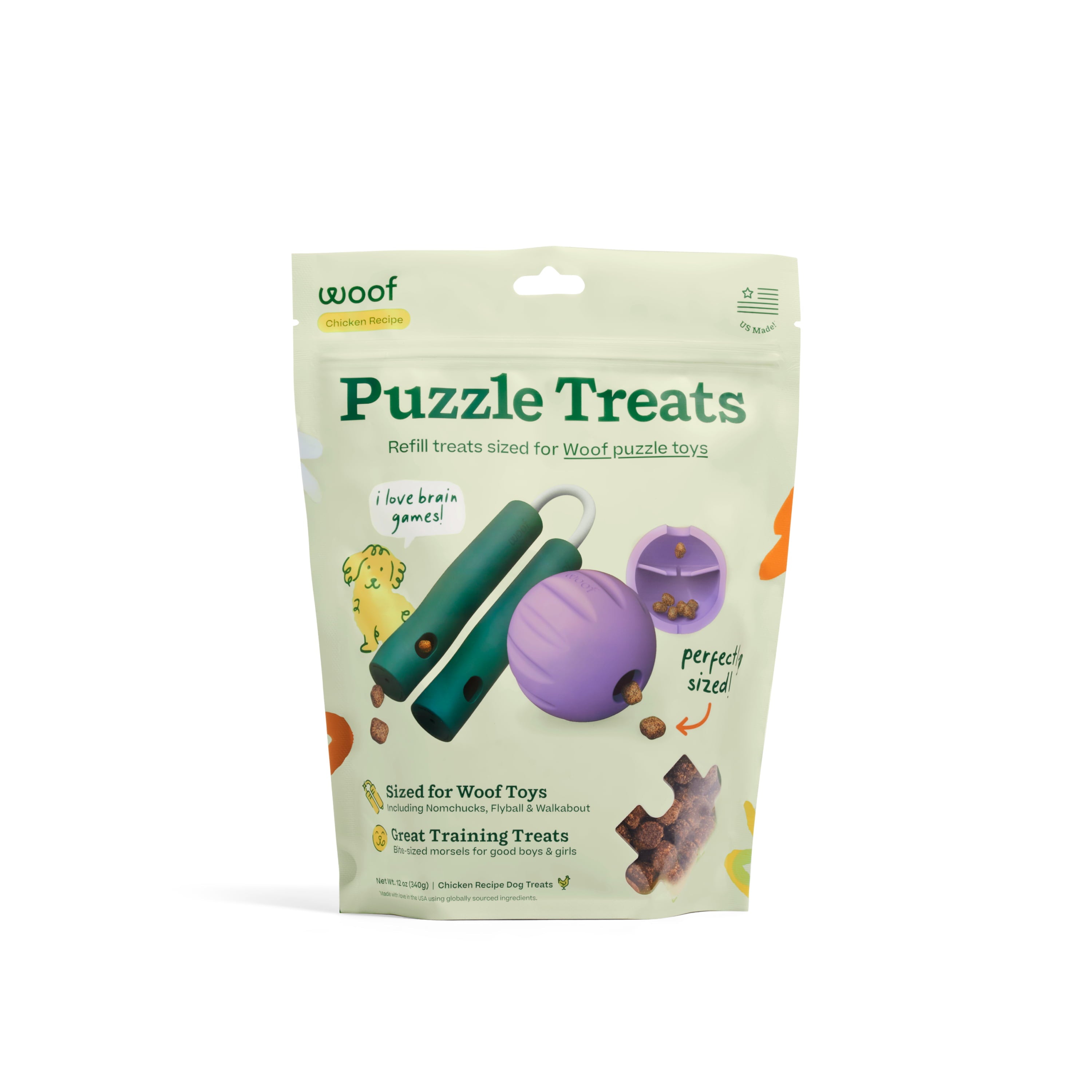 WOOF Puzzle Treats 12oz
