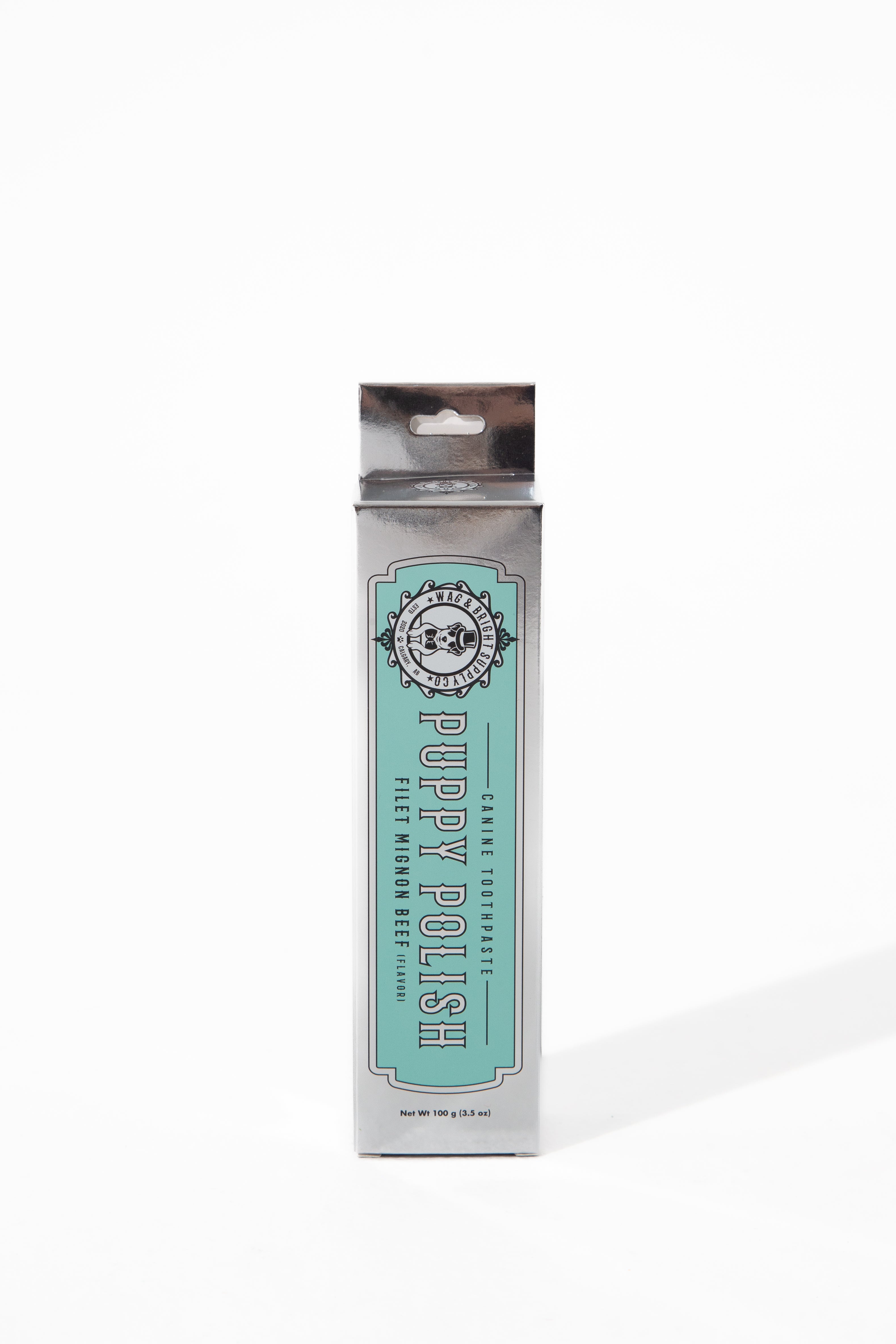 Wag & Bright Supply Co. Puppy Polish Natural Canine Toothpaste Filet Mignon Steak Flavor 3.5oz