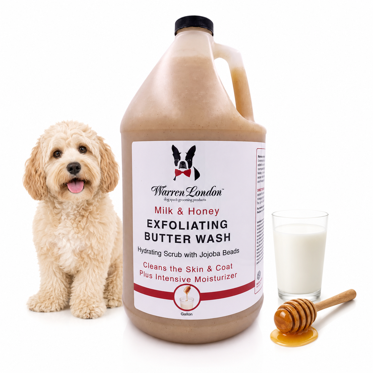 Warren London Exfoliating Butter Wash, Milk & Honey 1 Gallon