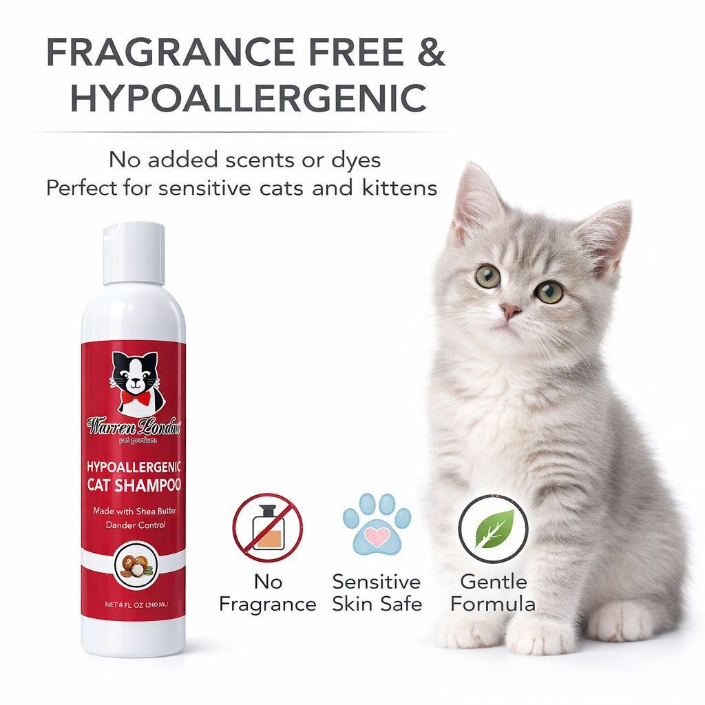 Warren London Cat Shampoo - Unscented - 8oz