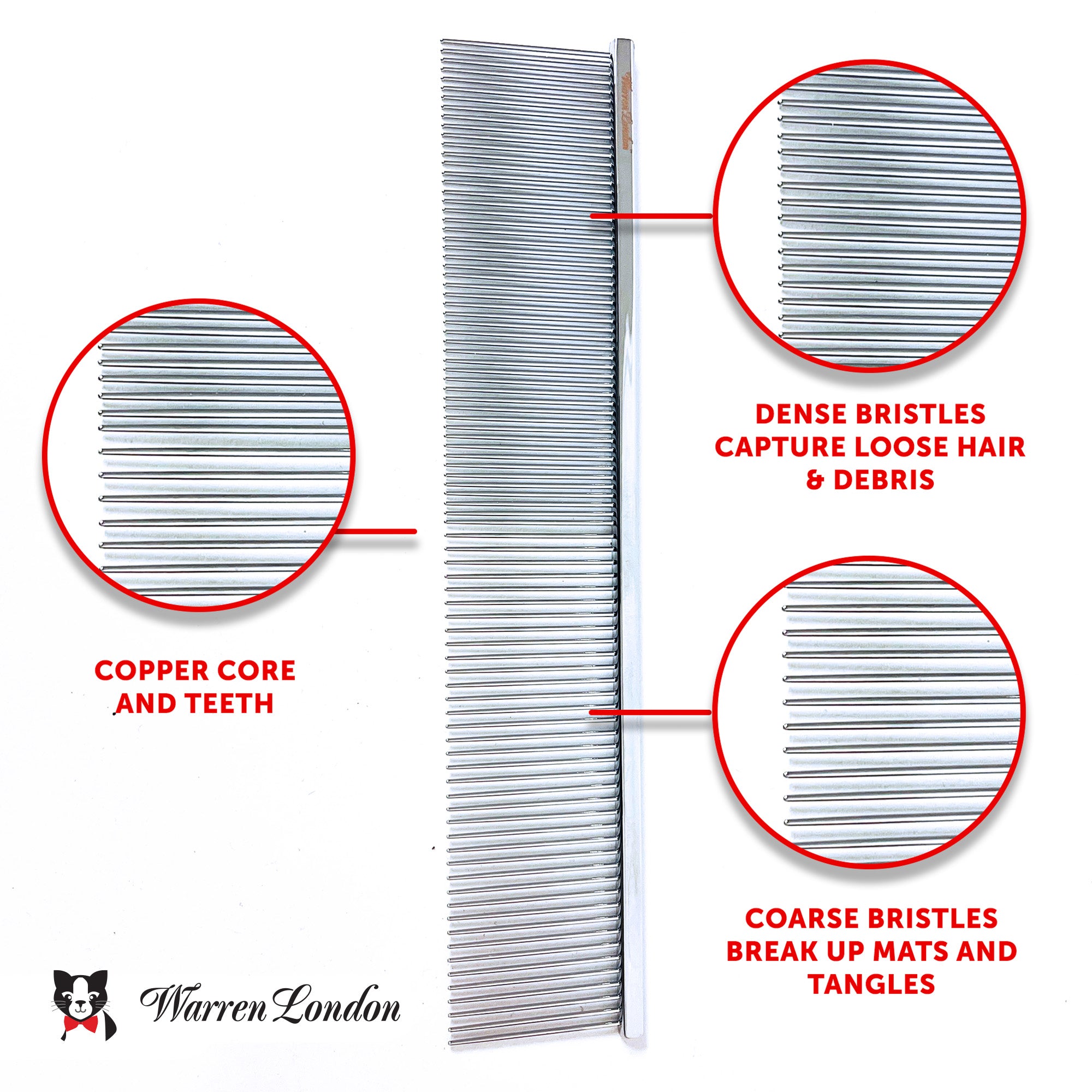 Warren London Cool Cat Comb