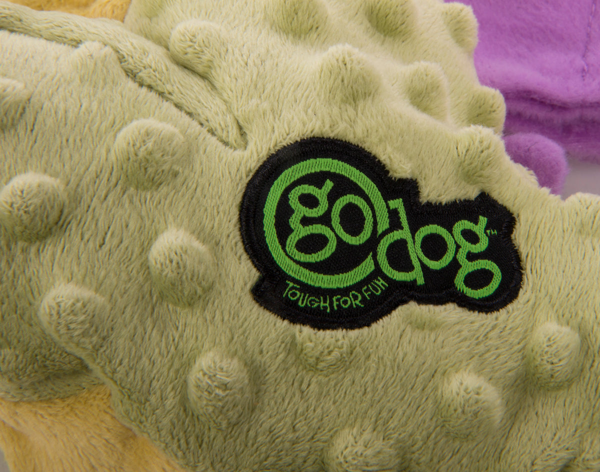goDog Dragons Squeaky Plush Dog Toy Large