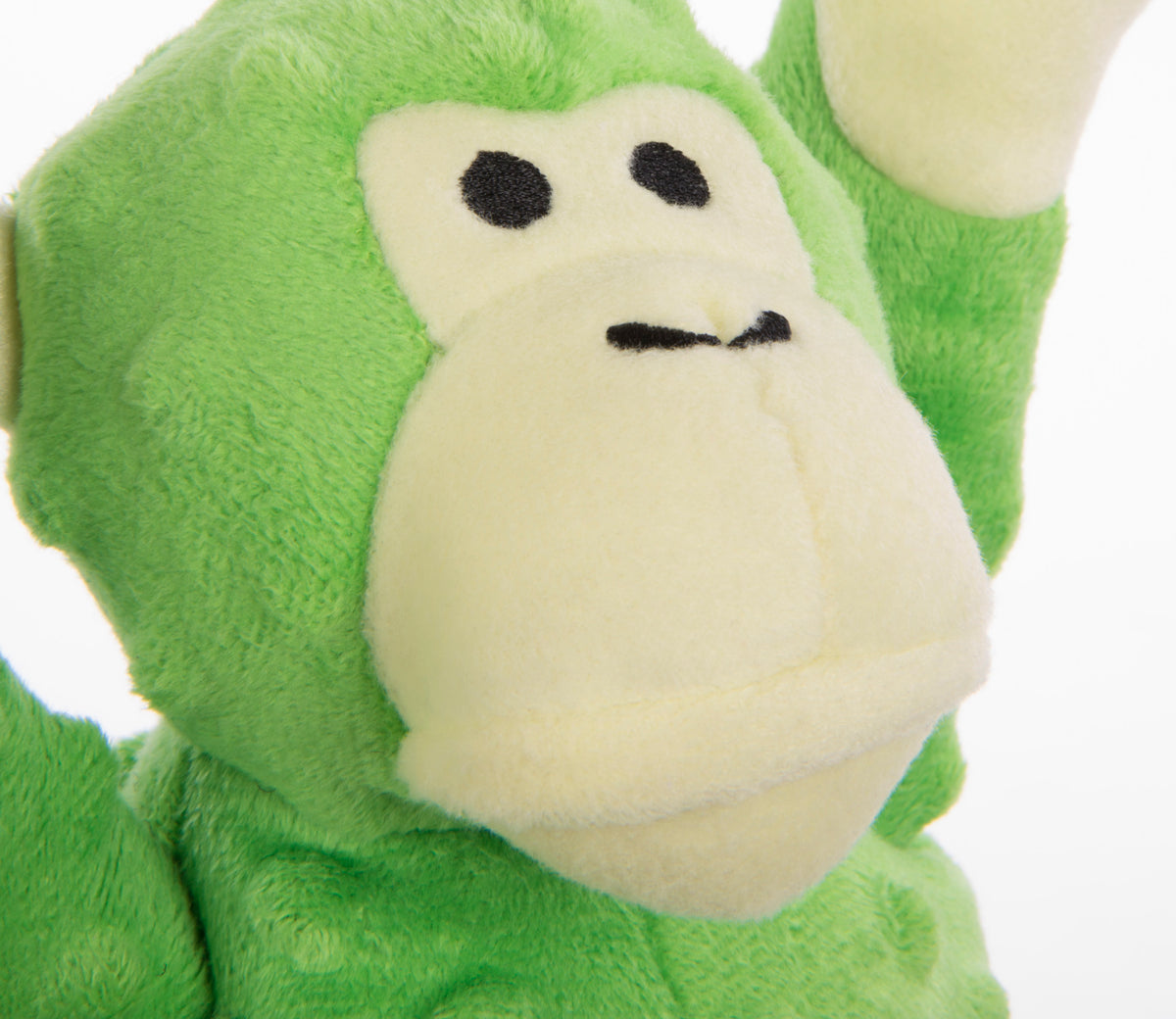 goDog Crazy Tugs Monkeys Squeaky Plush Dog Toy Large