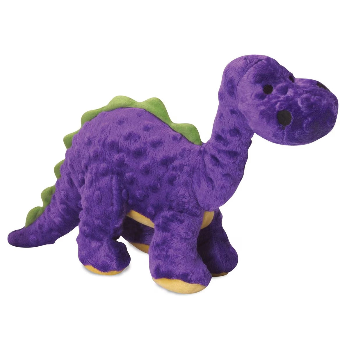 goDog Dinos Bruto w/Chew Guard Plush Dog Toy Purple Large