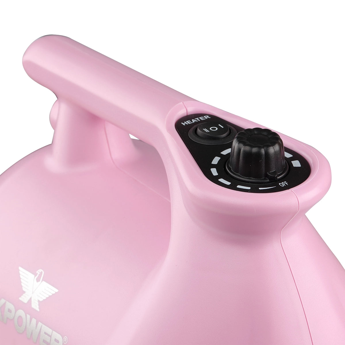 XPOWER B-123 High Velocity Variable Speed Pet Dryer with 2-Stage Heat Settings - Pastel Pink