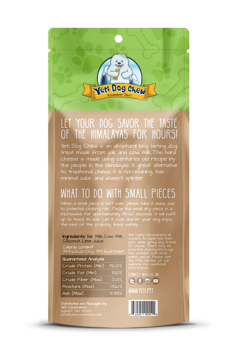 Yeti Dog Chews Coconut Large Chews 1 piece 3.5oz