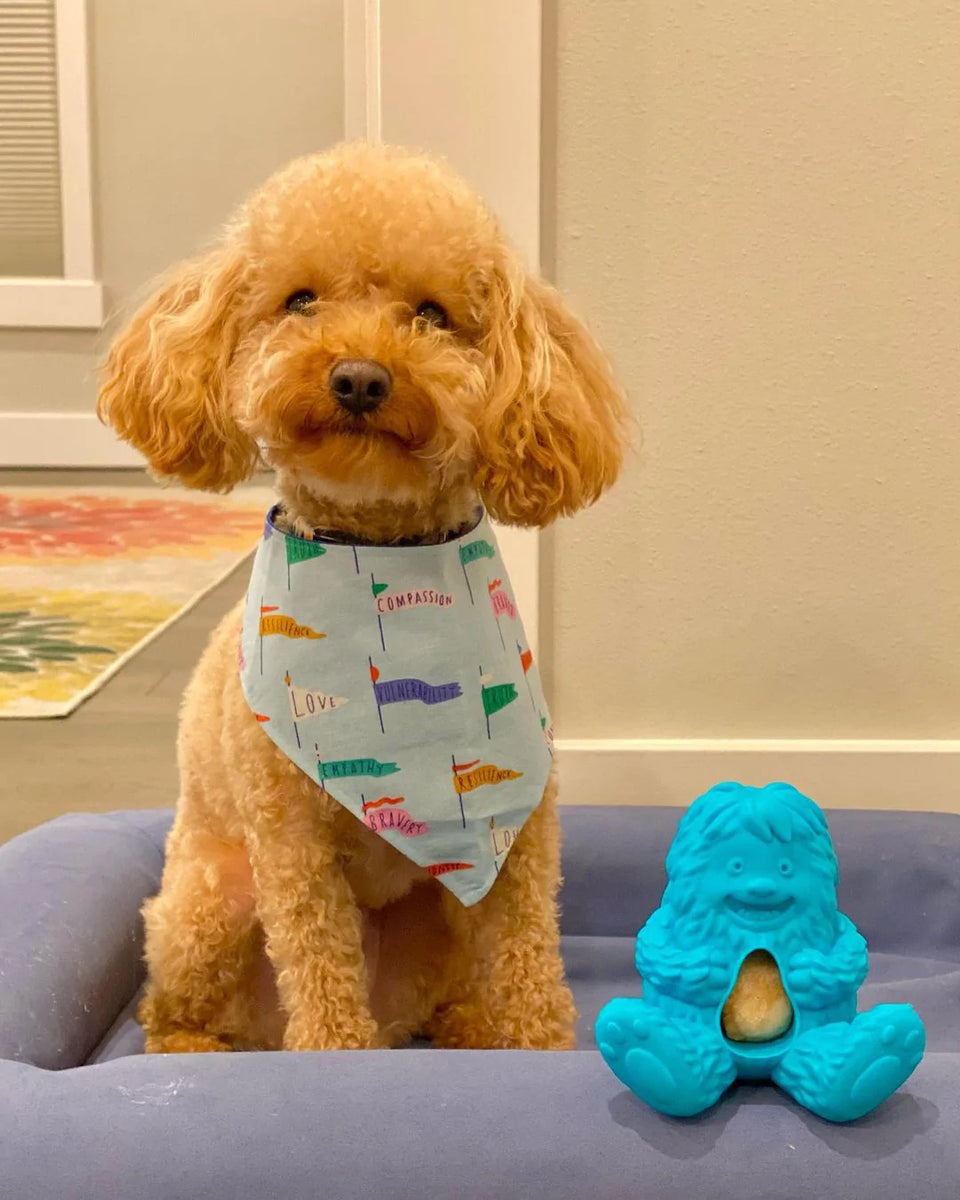 Yeti Dog Chew Puff & Play Hangry Yeti Blue