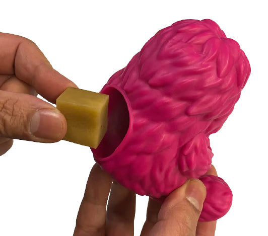 Yeti Dog Chew Puff & Play Hangry Yeti Pink