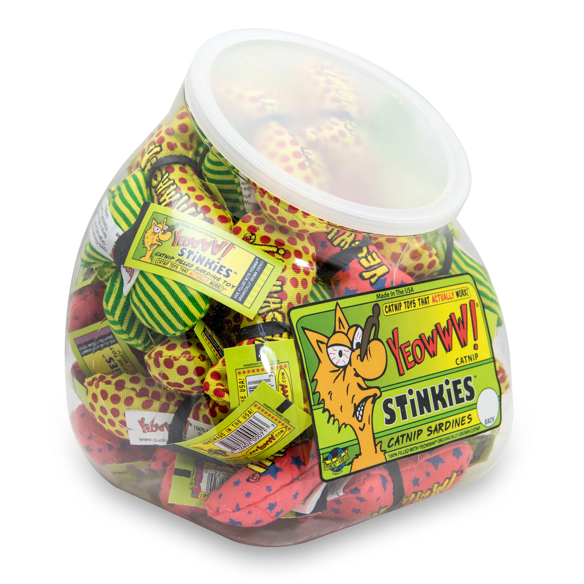 Yeowww! Fish Bowl w/School 0f 51 Stinkies