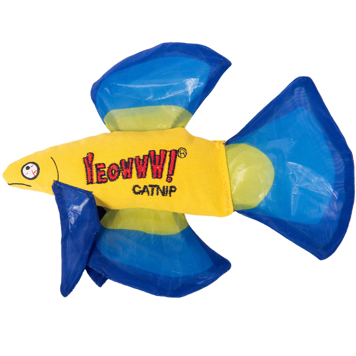 Yeowww! Mo Betta Fish Cat Toy Blue