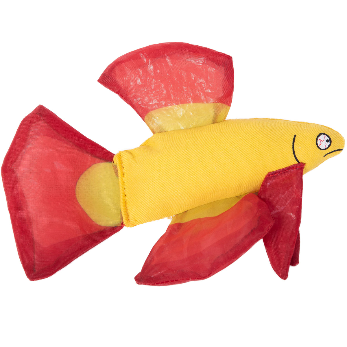 Yeowww! Mo Betta Fish Cat Toy Red
