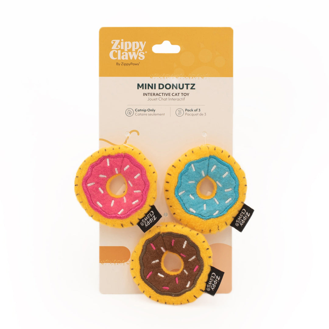 ZippyClaws Mini Donutz 3-Pack