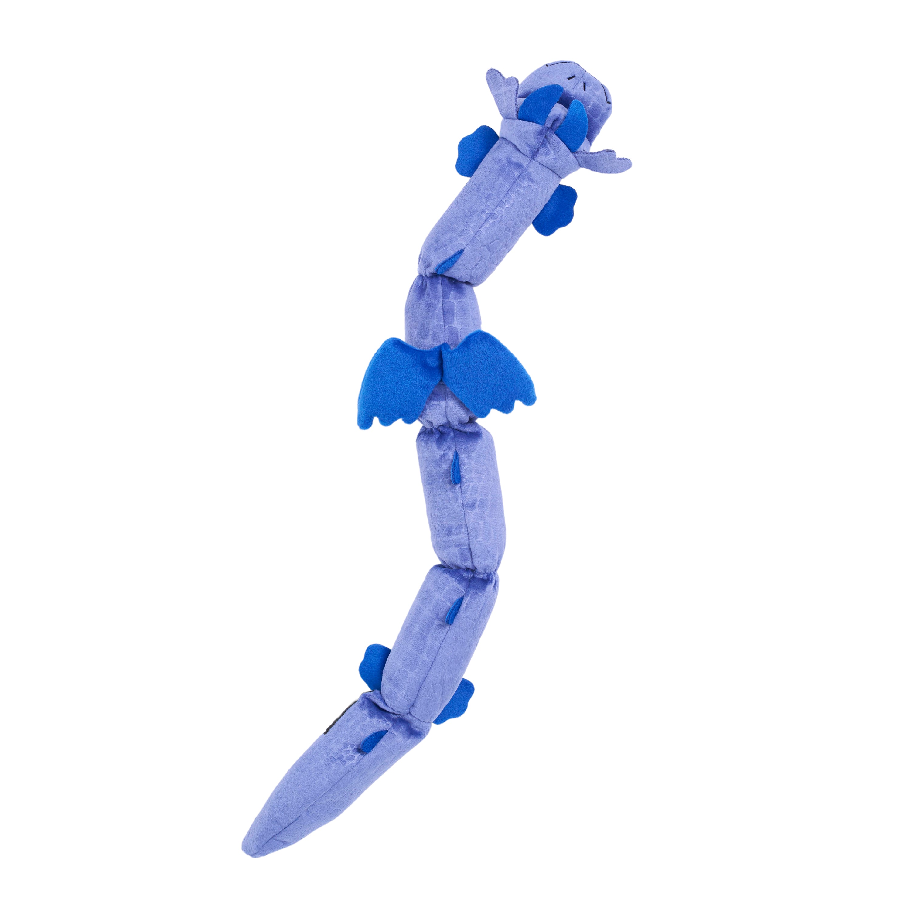 ZippyPaws Zippy Dragonz Blue Plush Dog Toy