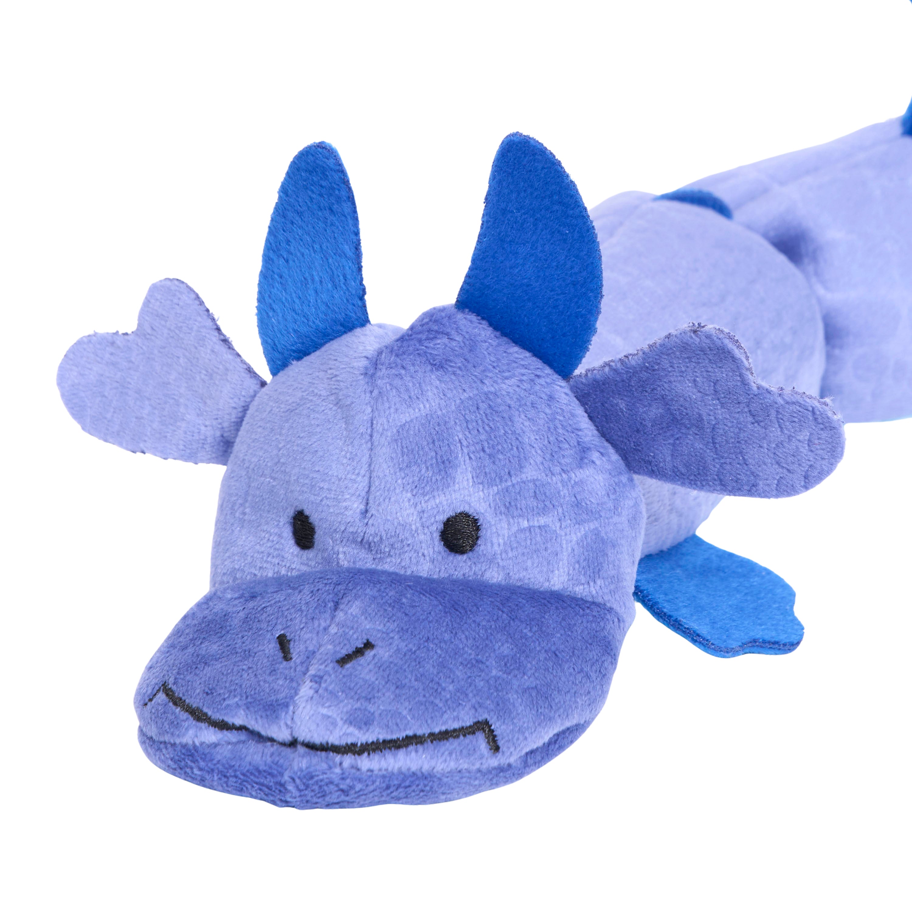 ZippyPaws Zippy Dragonz Blue Plush Dog Toy