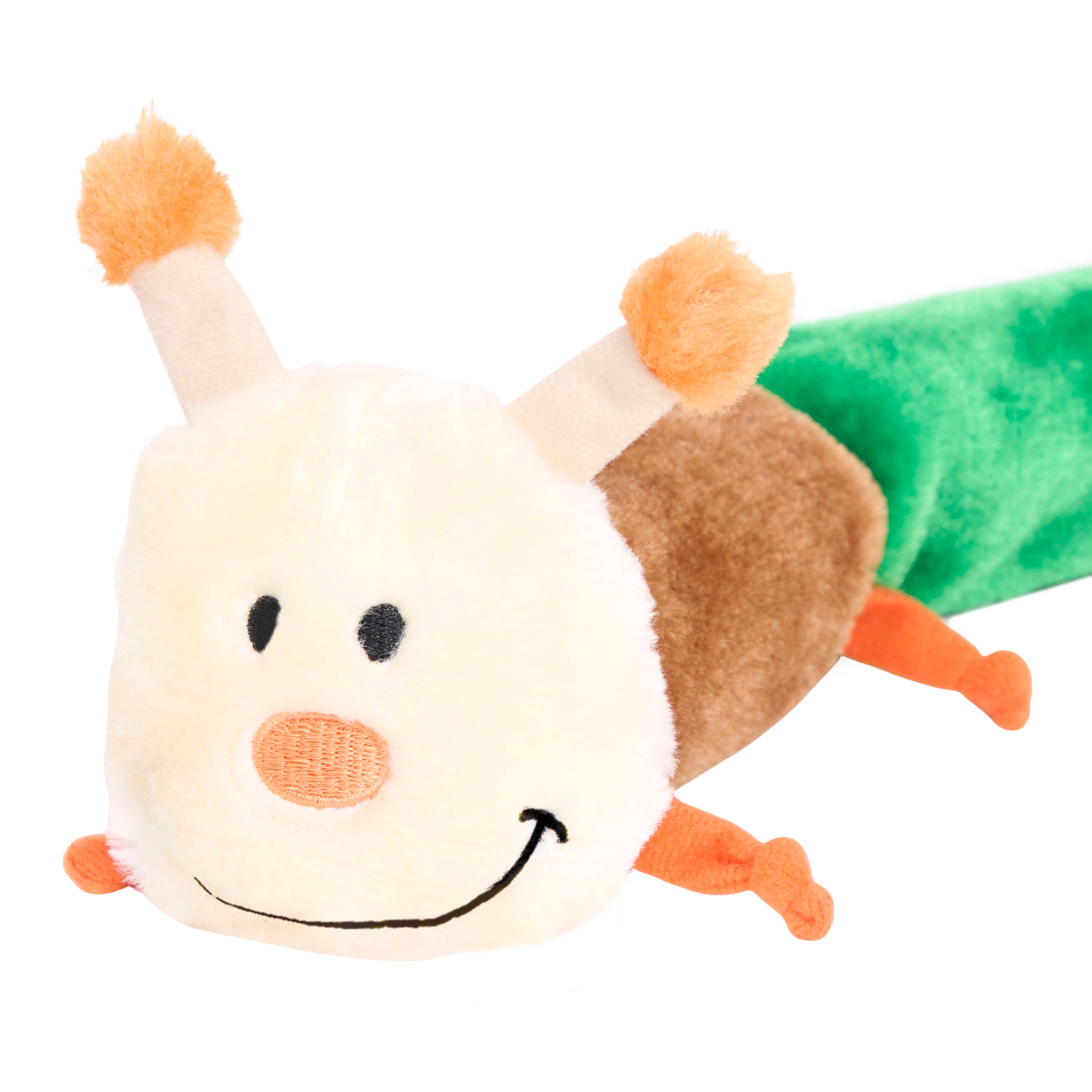 ZippyPaws Zippy Caterpillar Forest Colors Plush Dog Toy