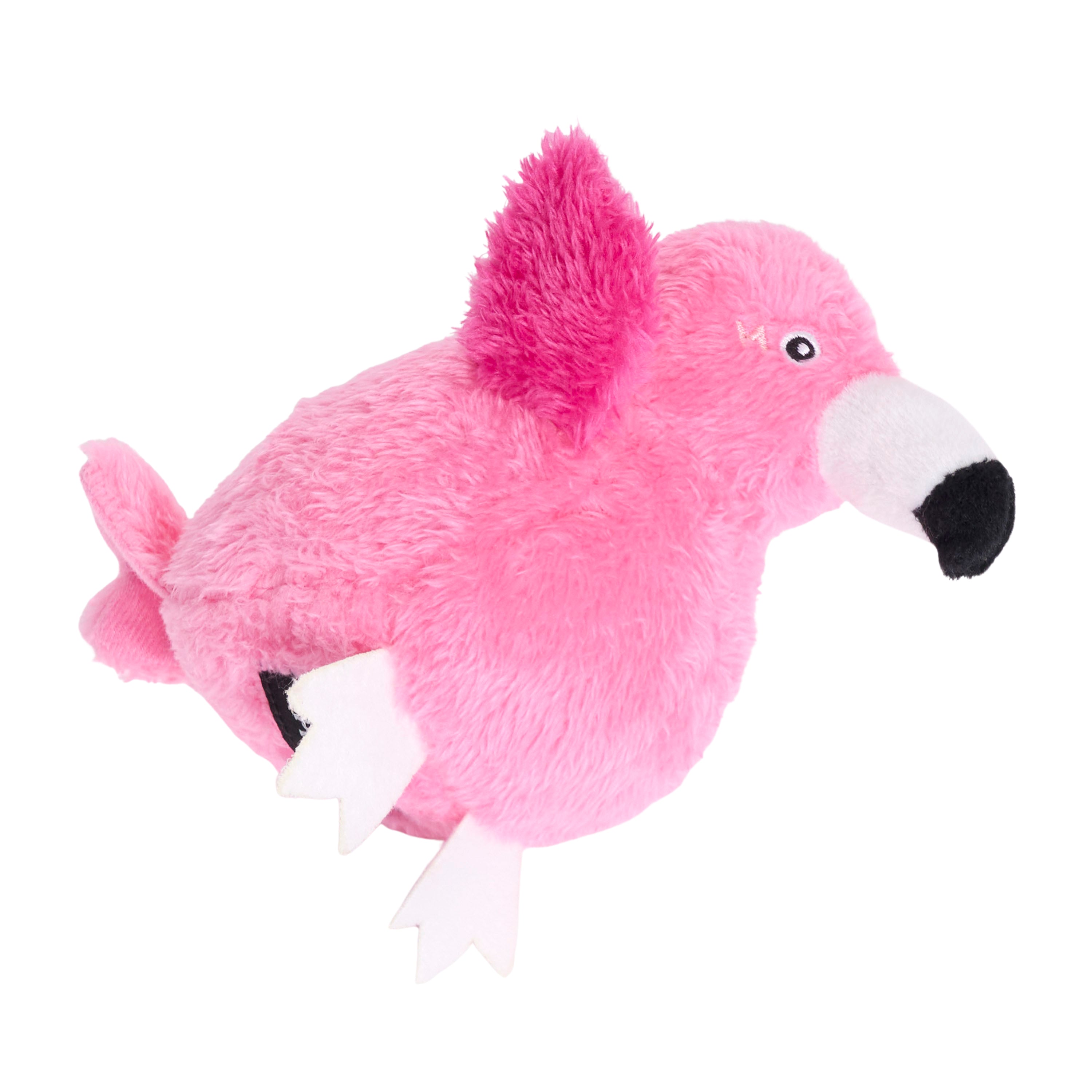 ZippyPaws ZippyTuff+ 2-in-1 Birdiez Flamingo Dog Chew Toy